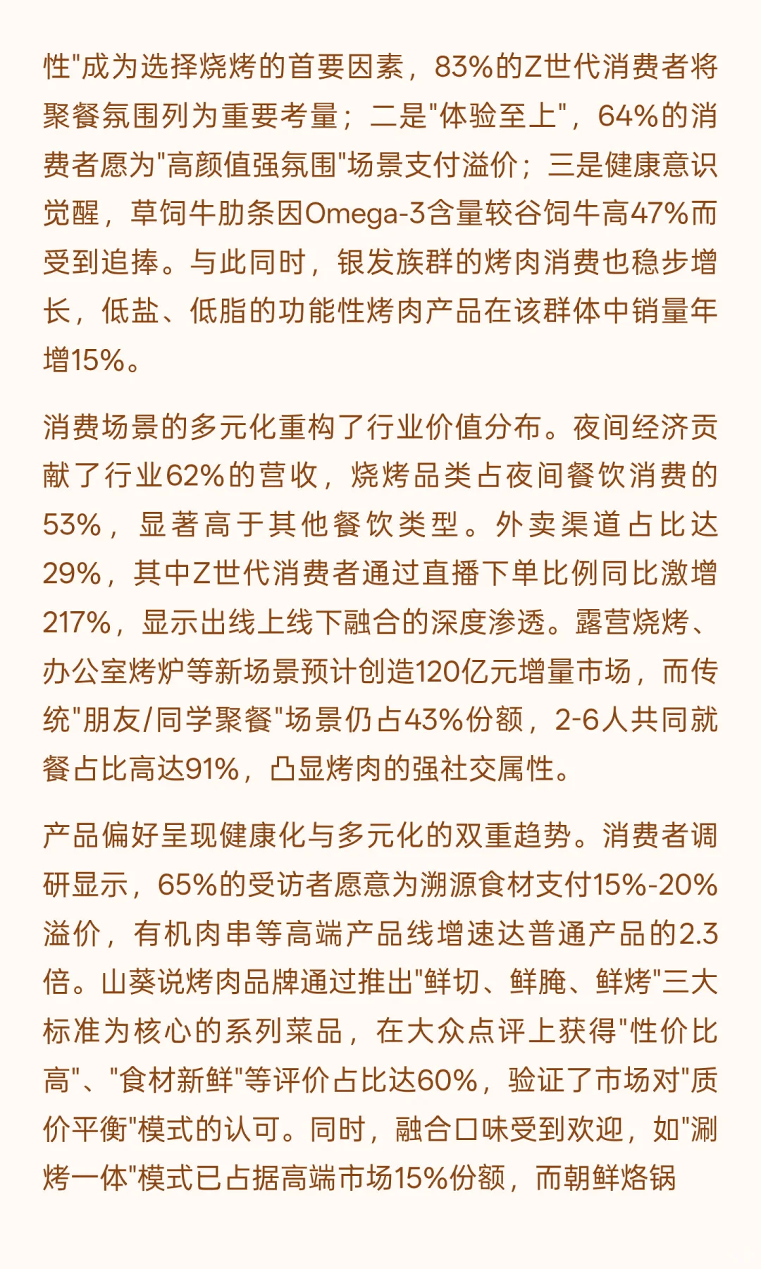 2025年烤肉市场全景分析与发展趋势预测