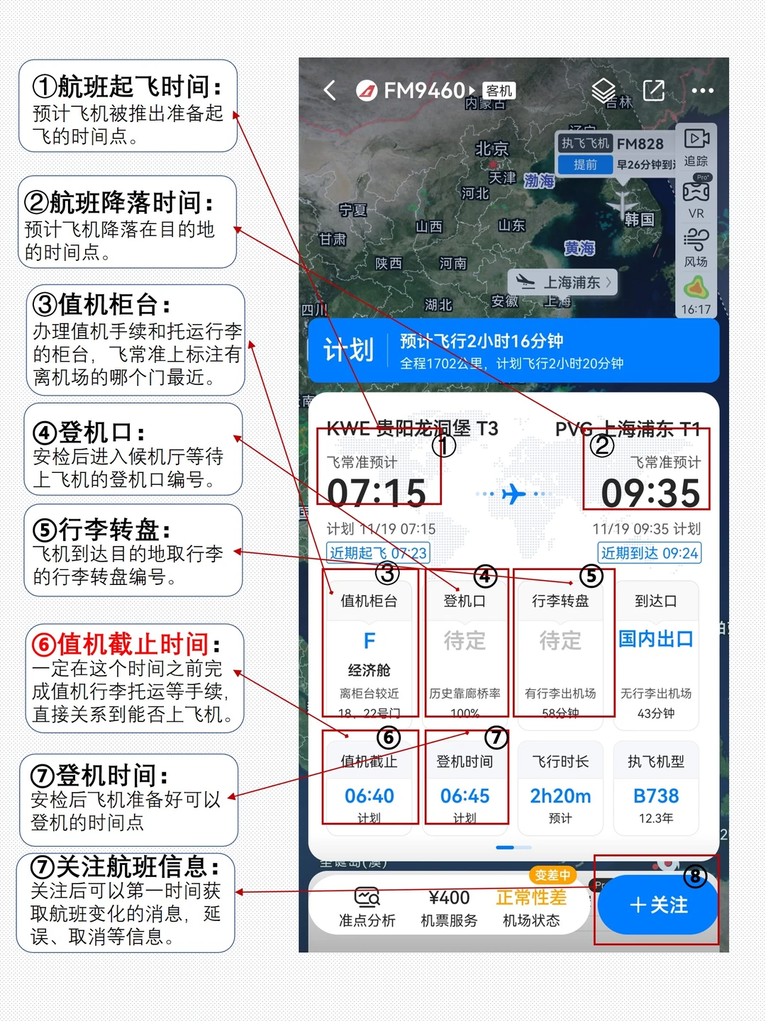 第一次坐飞机，贵阳龙洞堡机场保姆级教程