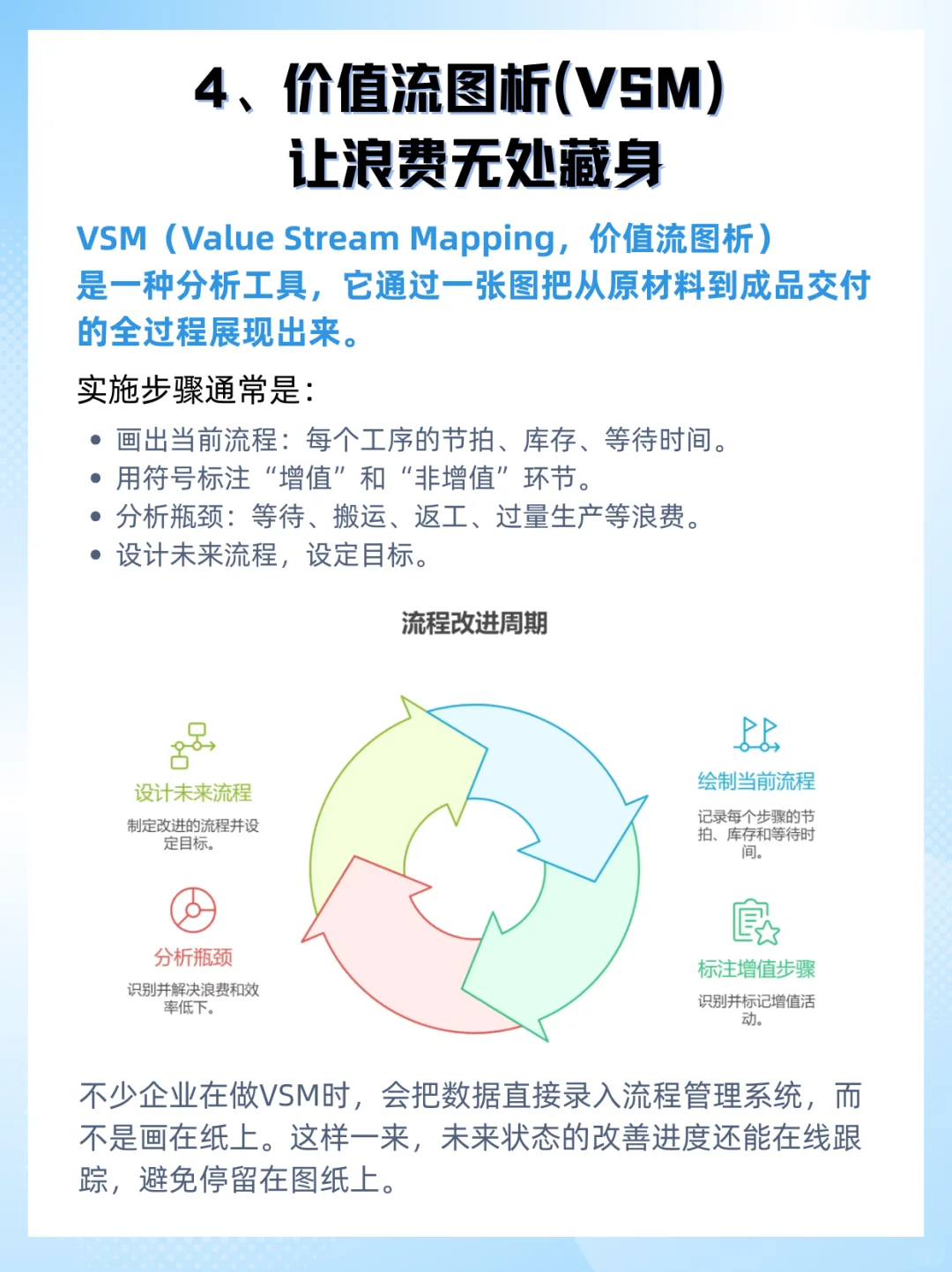 制造业最常用的十大精益工具