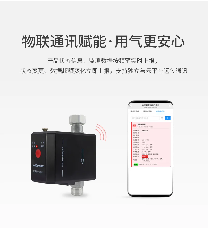 智慧燃气切断阀，为厨房安全融入智能管控！