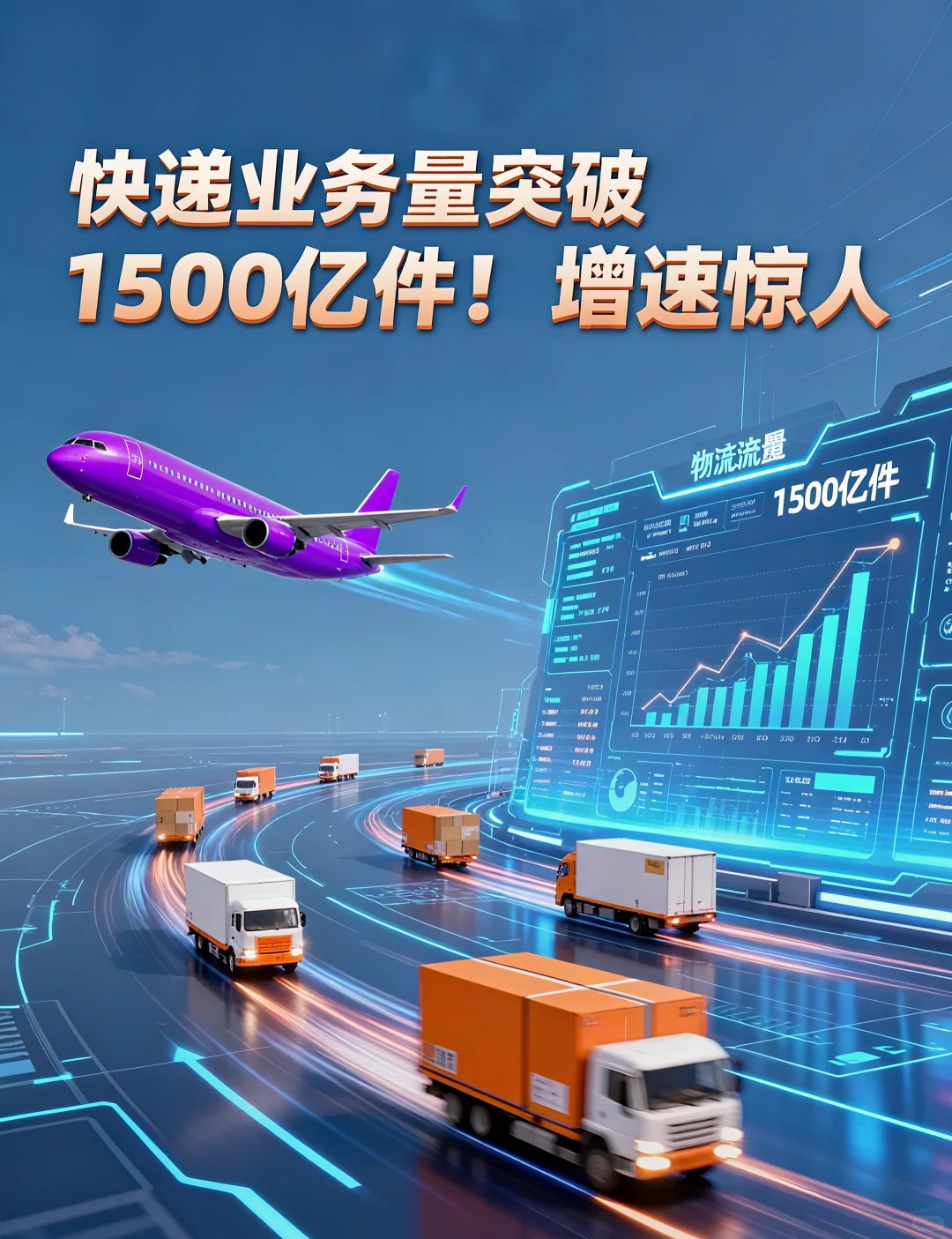 快递业务量已突破1500亿！这家物流增速惊人！