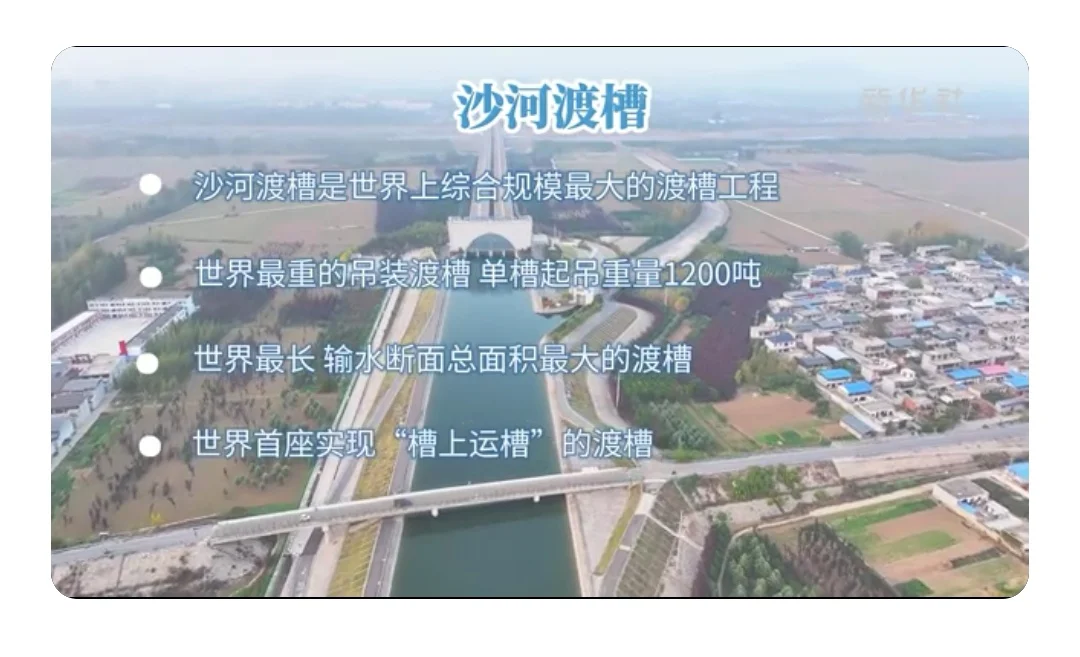 南水北调之沙河渡槽：水到渠成 从天而降！