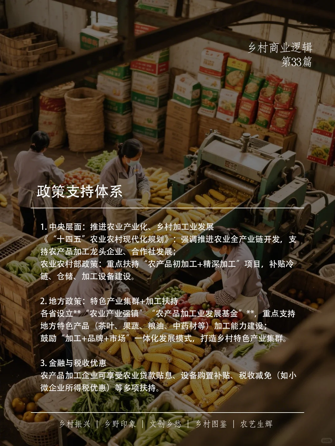 特色农产品加工：让乡村振兴“产得好”！