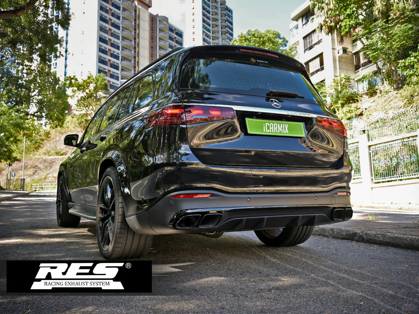 奔驰GLS450 W167 & RES智能阀门排气！