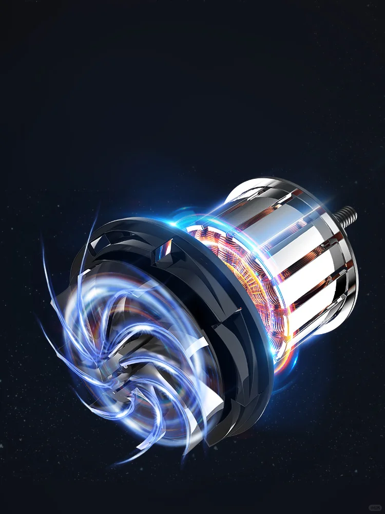 叶轮电机发光特效效果卖点表现