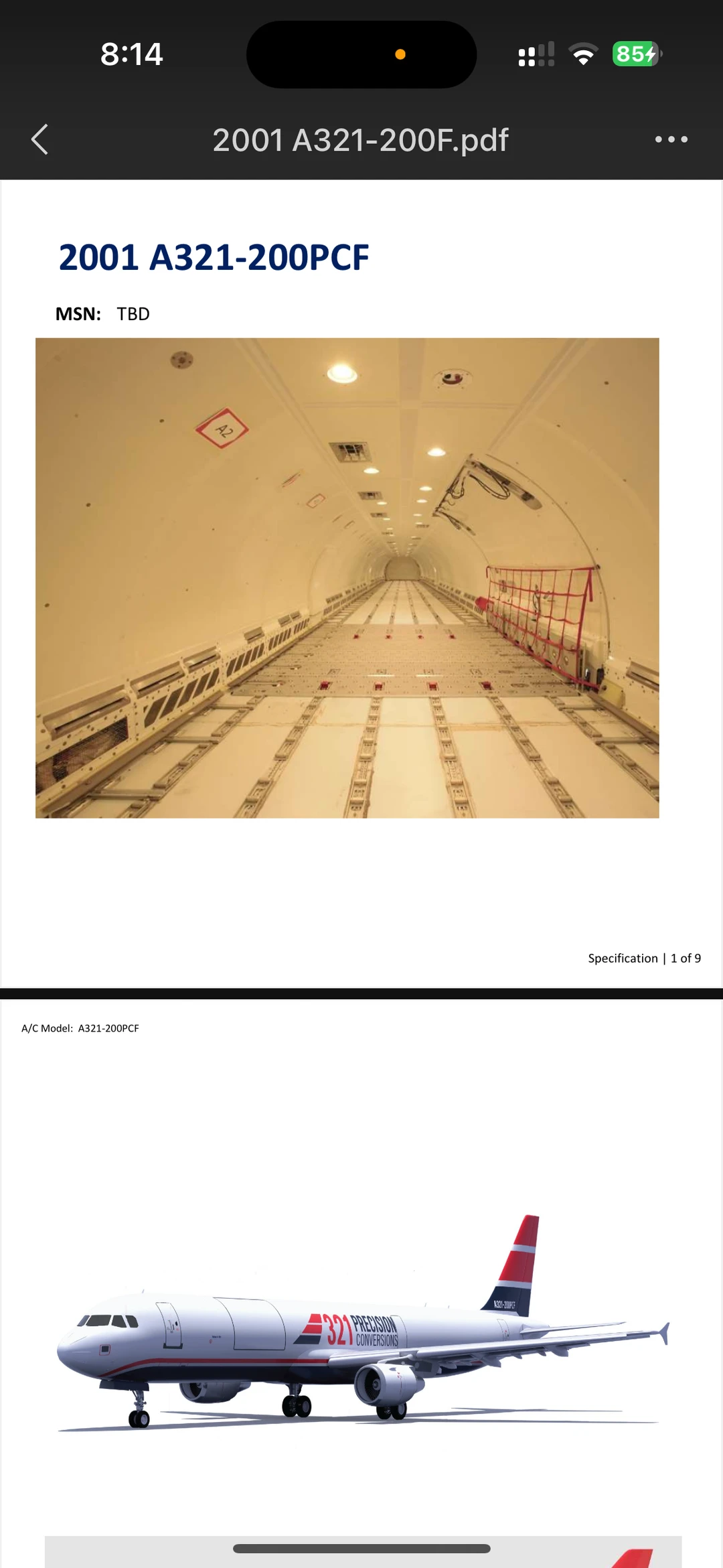 A321货机，降价1400万