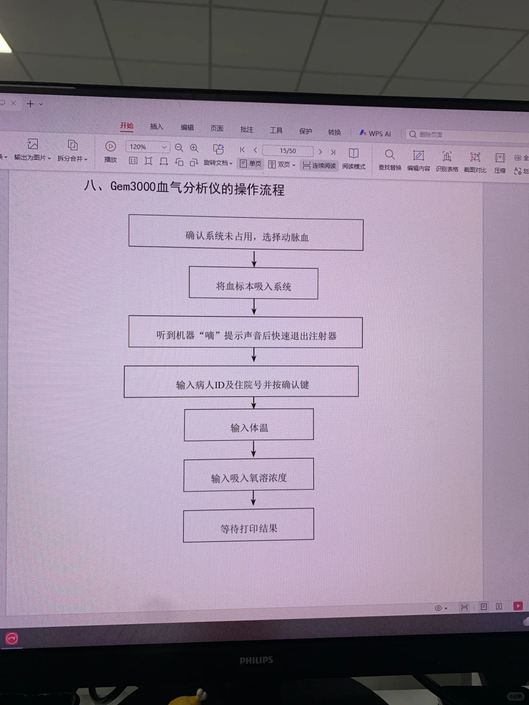 前任护士长给的各种仪器操作流程图太顶了！