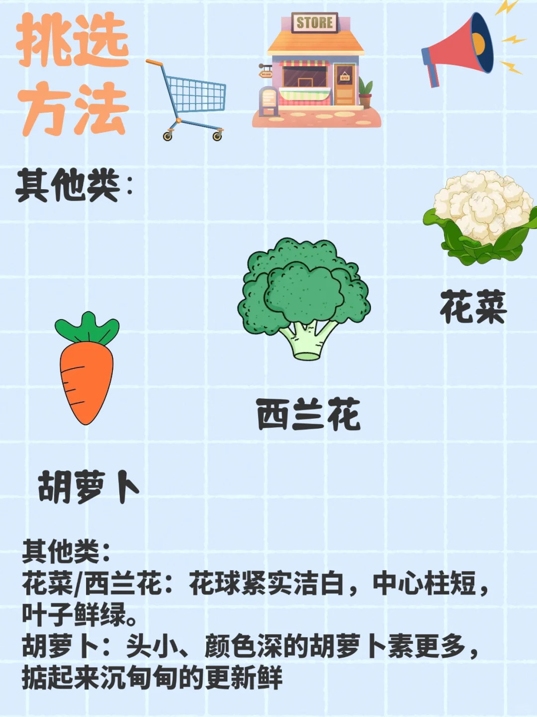 你知道怎么挑选蔬果吗？