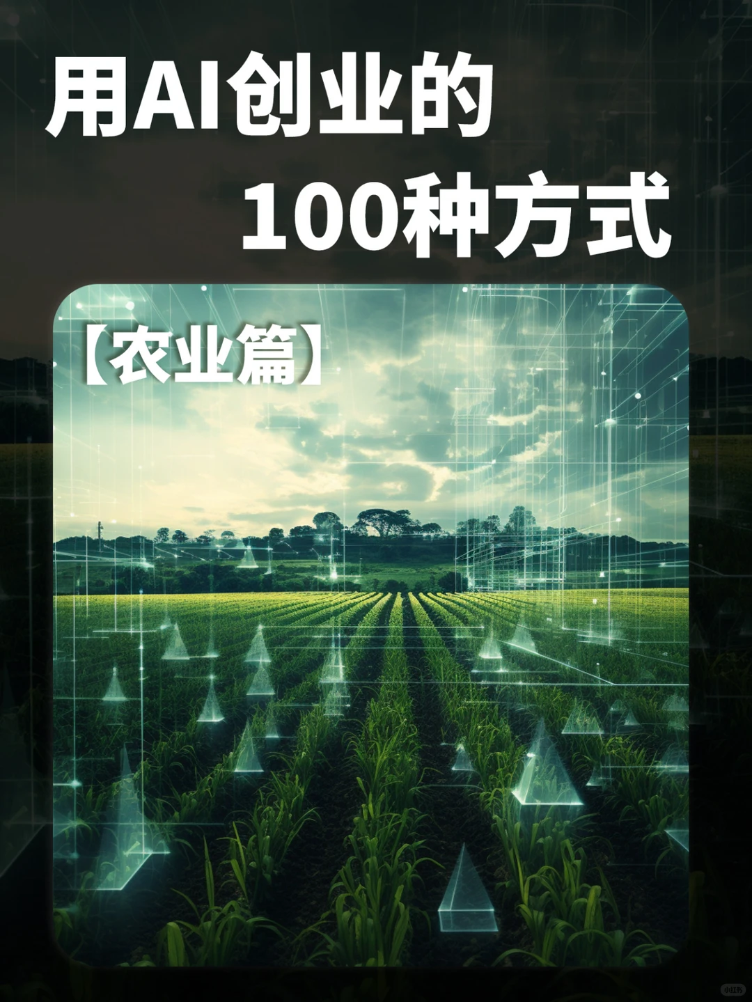 用AI创业的100种方式——农业篇