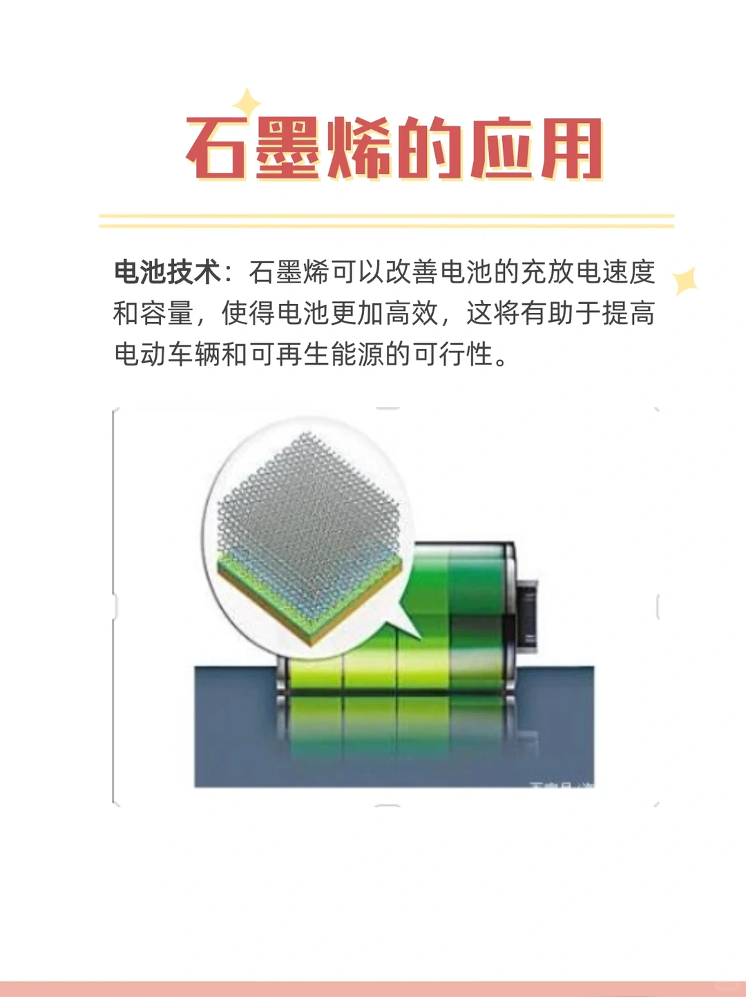 石墨烯在生活中有哪些应用？