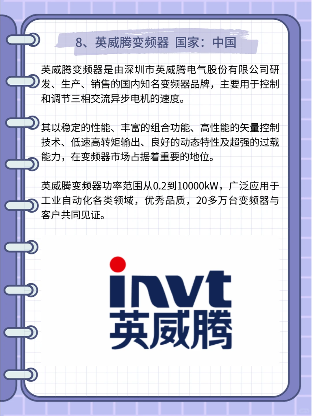 2024变频器品牌出炉，3个国产品牌杀入榜单
