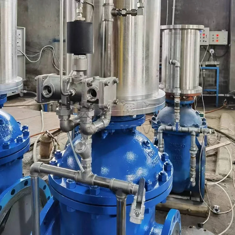 电磁液动双速闸阀工作原理 节能防倒流详解