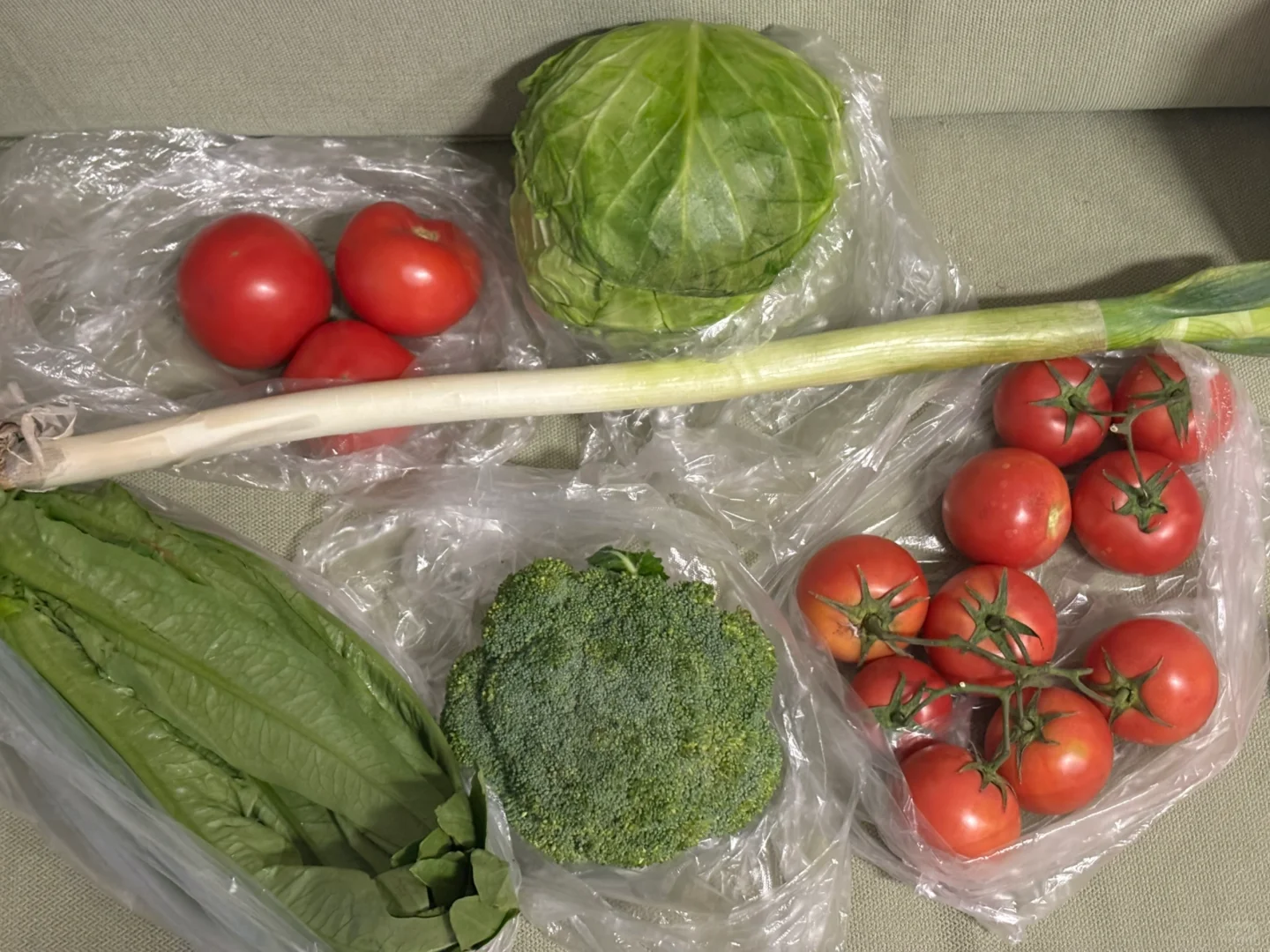 新鲜的蔬菜太惹人爱了