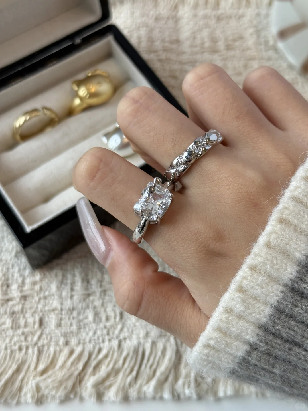 谁能拒绝kitty戒指的可爱暴击?️