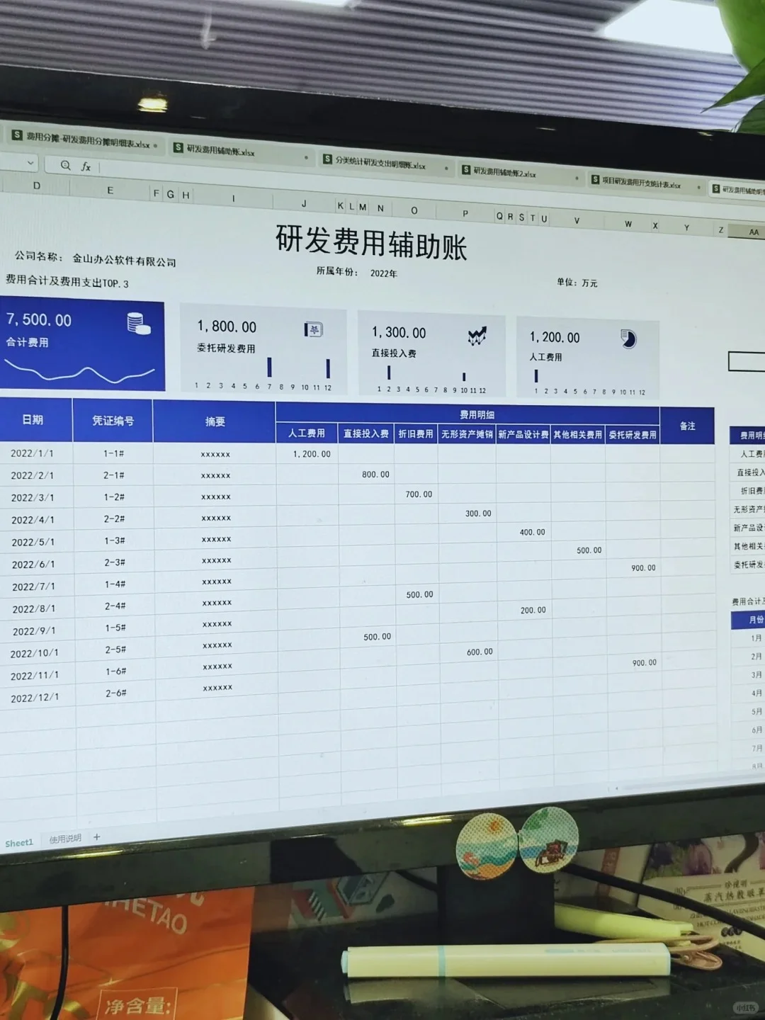 高新技术会计分录