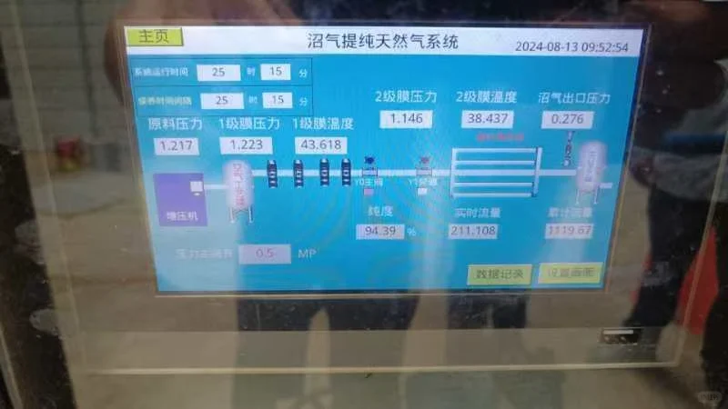 种养循环农业废弃物资源化利用沼气提纯设备
