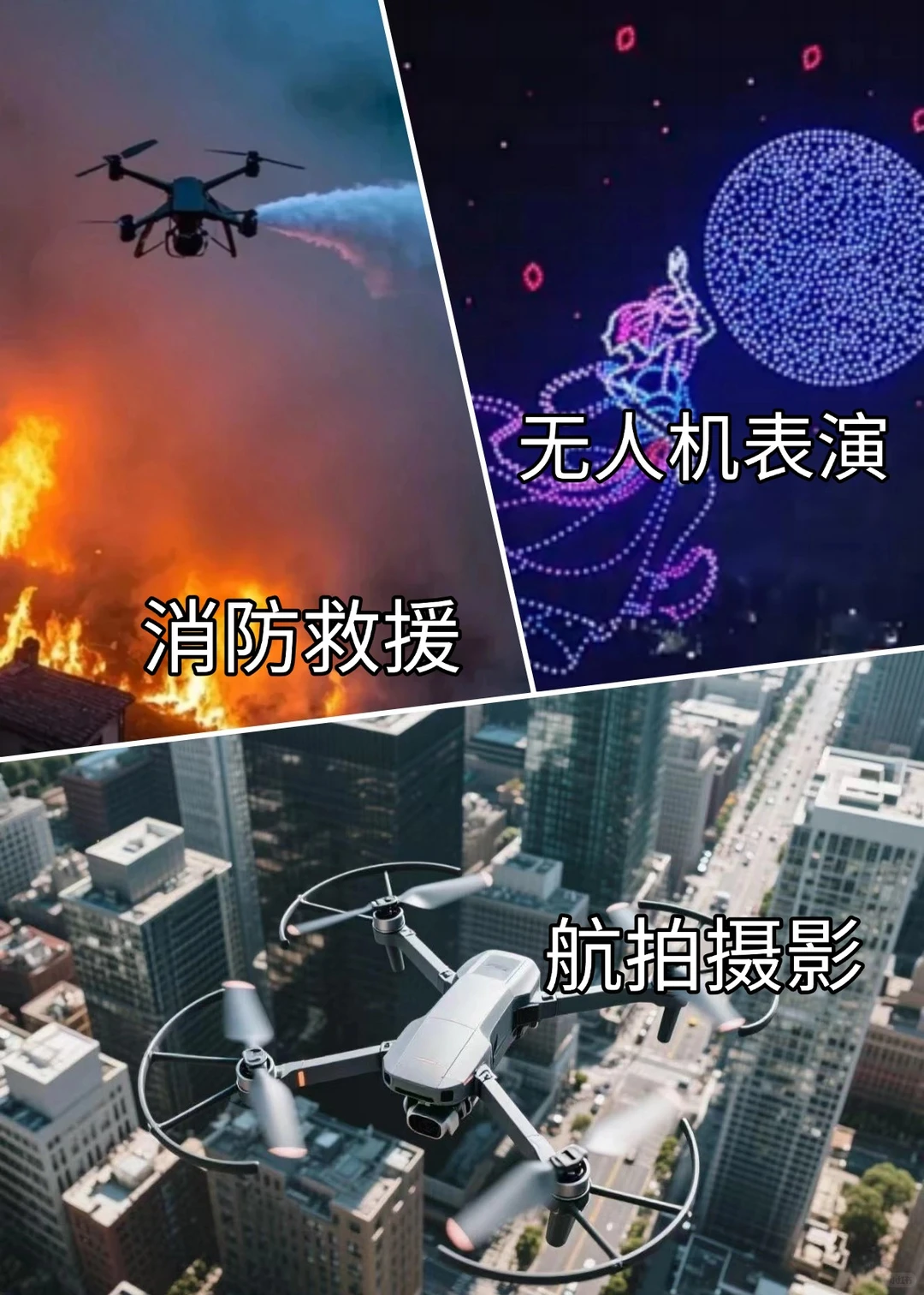 无人机几大就业领域，别说你只知道航拍！