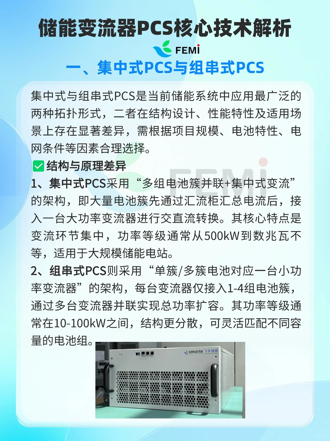储能变流器（PCS）核心技术解析