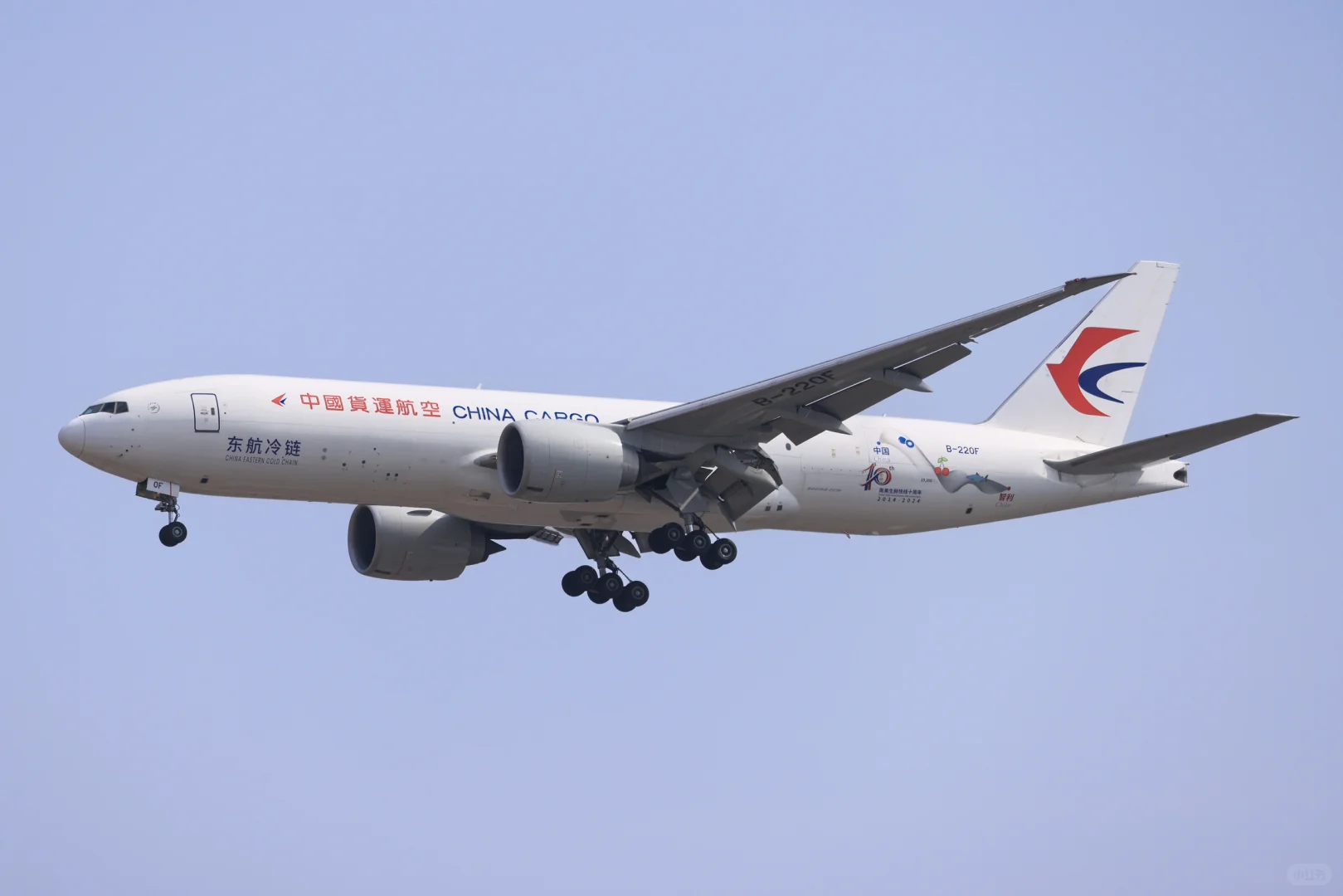 中国货运航空“车厘子”波音B77L