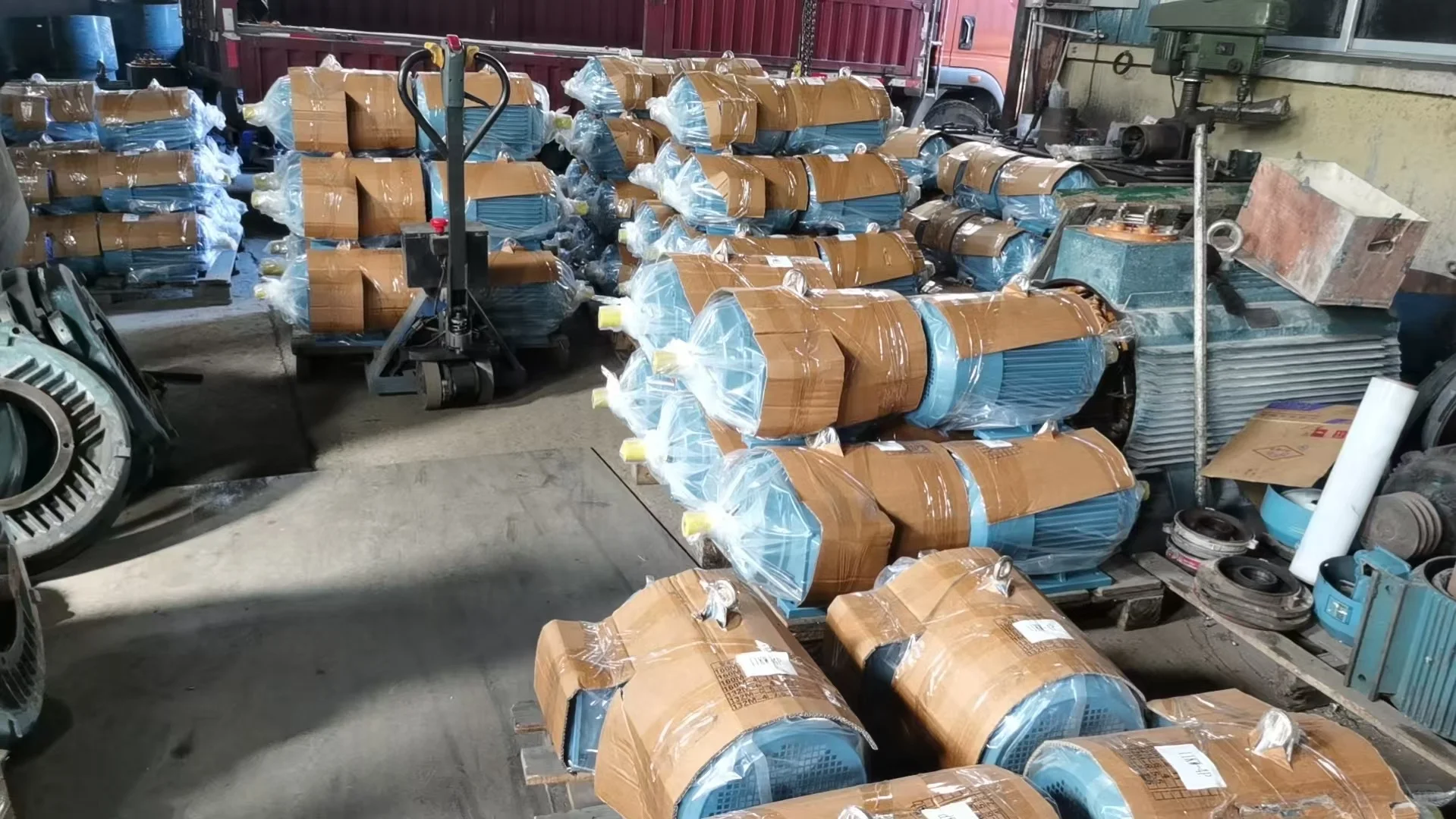 电机装车打包啦～～