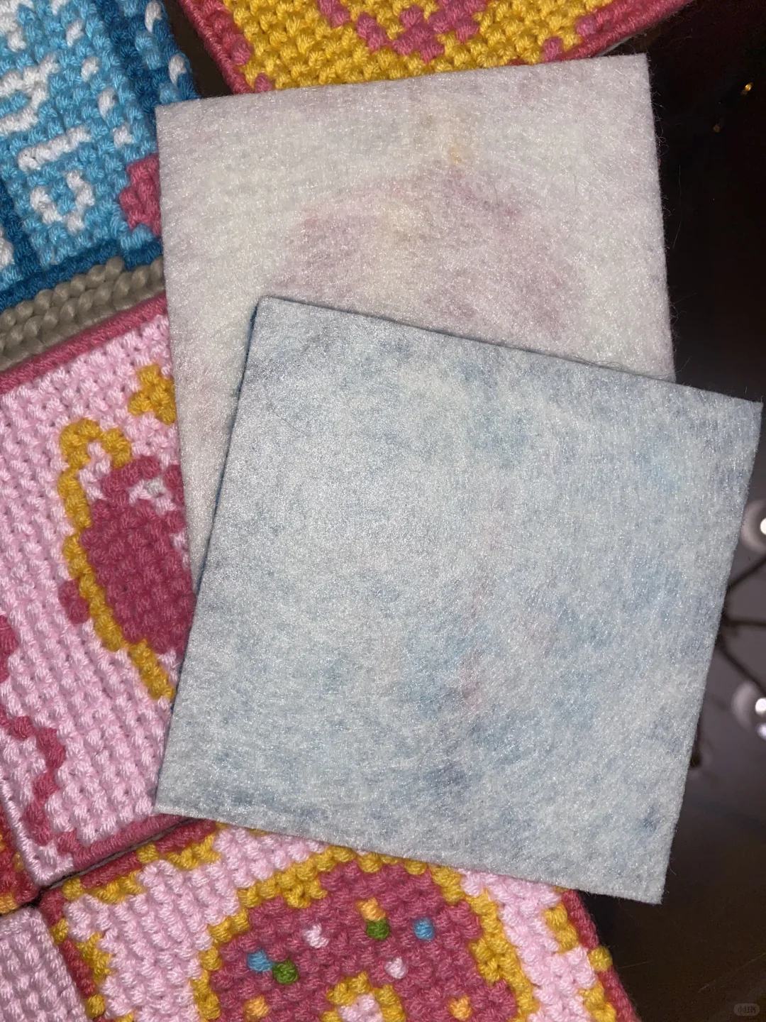 纯手工编织15个杯垫，批发零售，可爱甜系风格