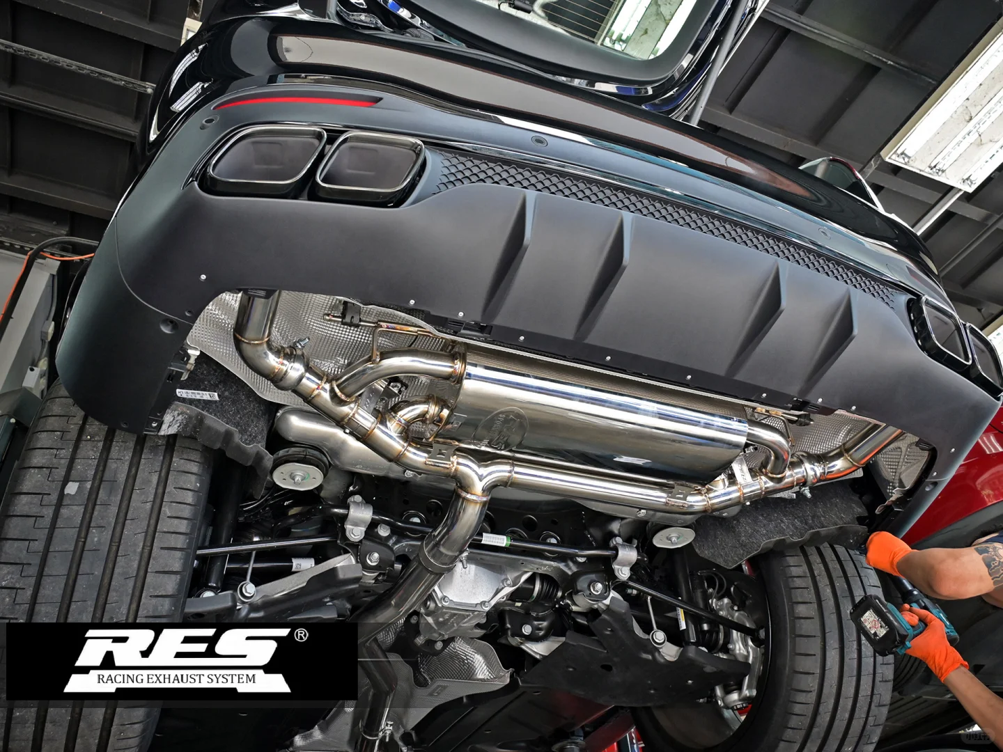 奔驰GLS450 W167 & RES智能阀门排气！