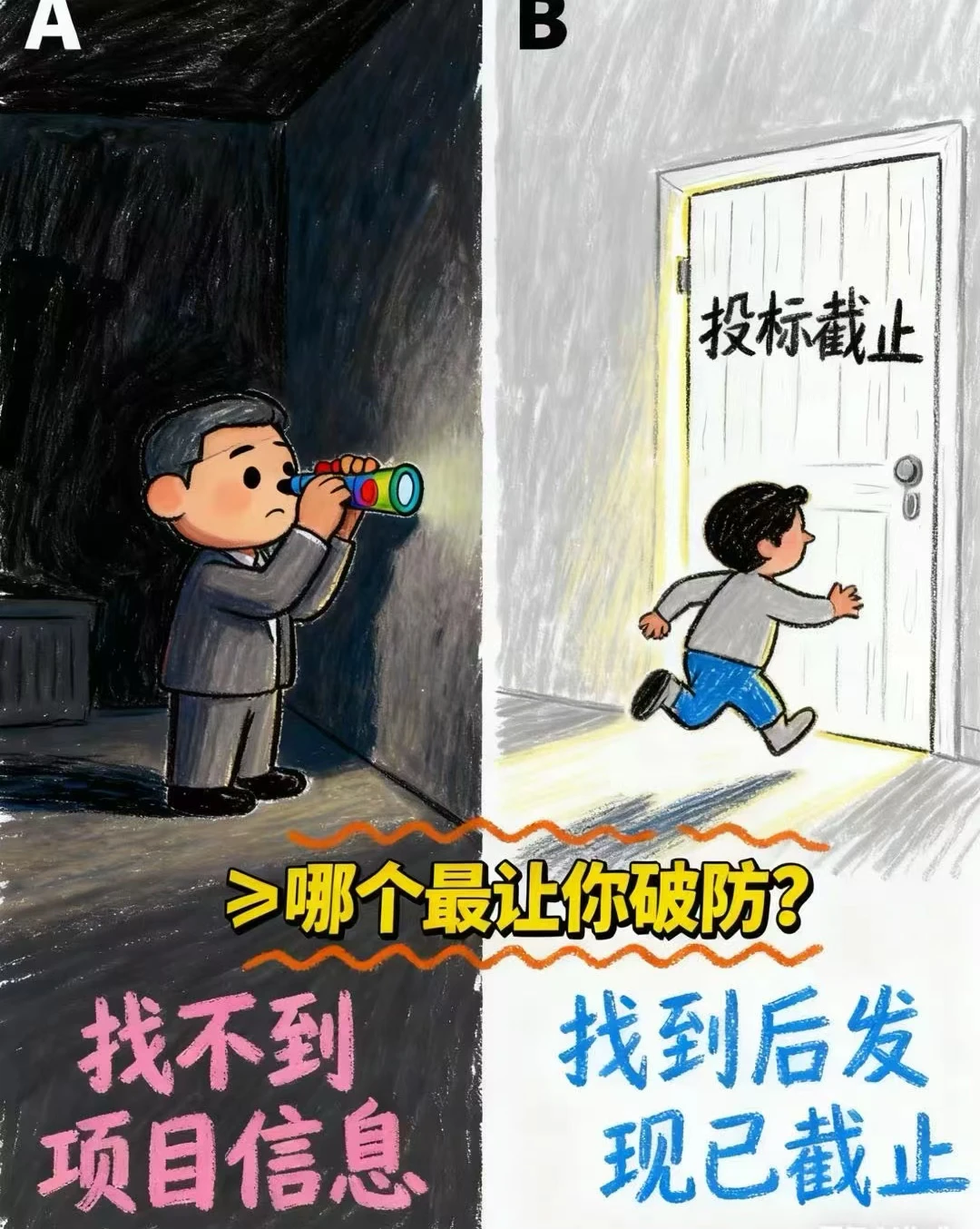 招标路上哪个最让你破防？