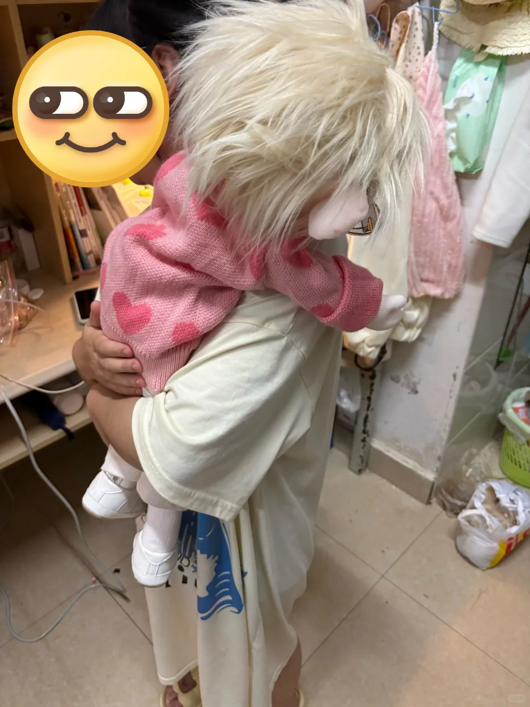 八小时手工做了个娃，室友嘎嘎喜欢