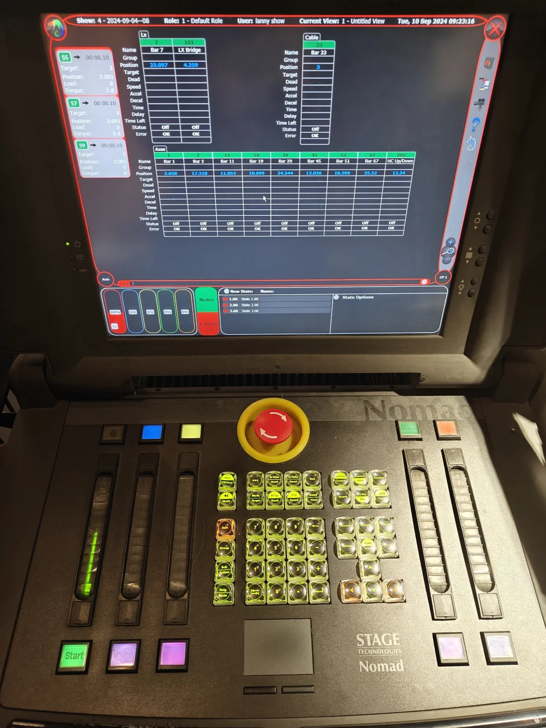 舞台机械控制台（部分），你还见过哪些控制