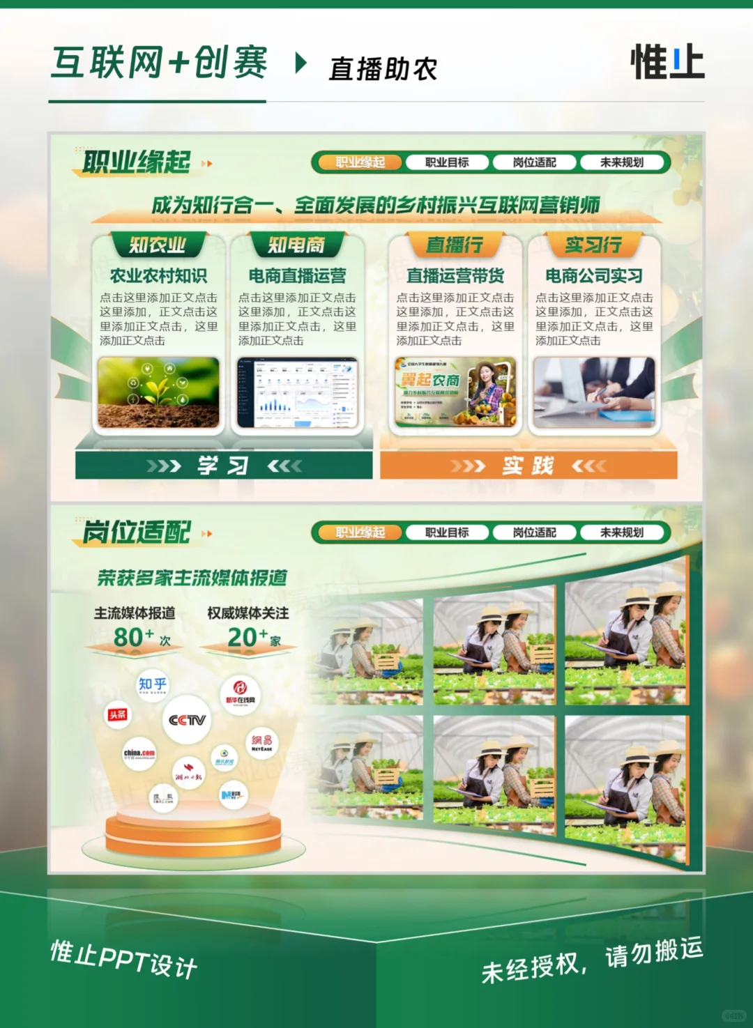 绿色农业ppt 乡村振兴ppt 大职规ppt