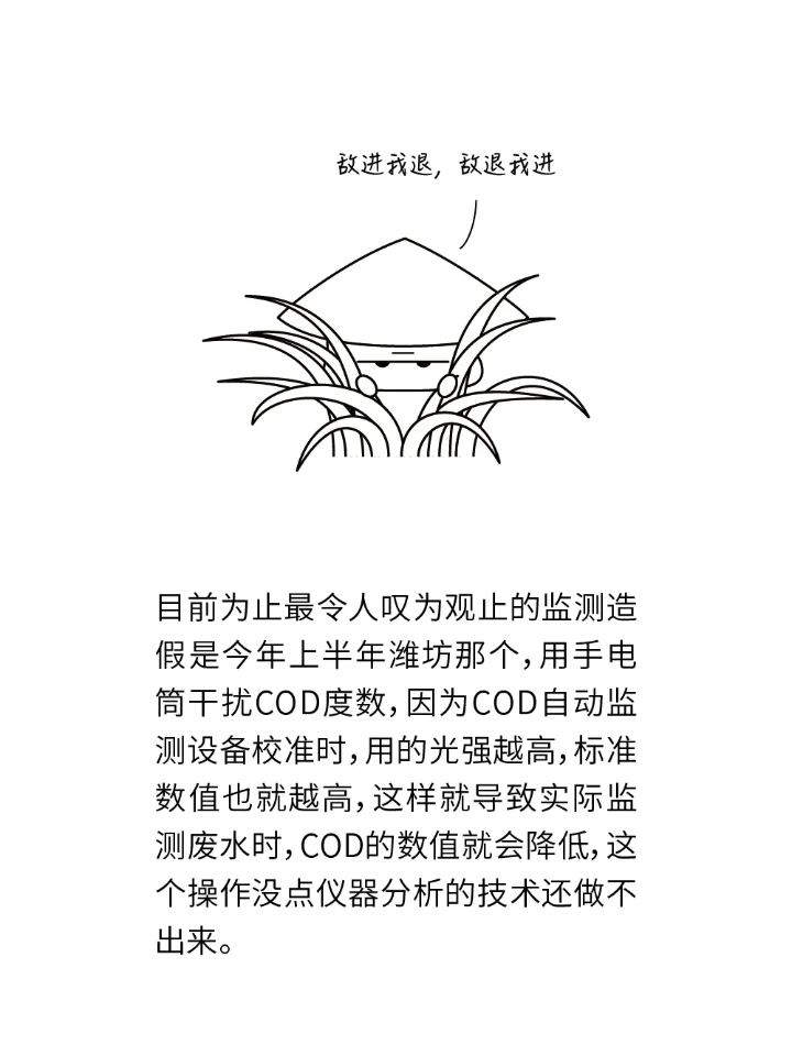 手电筒干扰COD...盘点那些巧妙的监测造假
