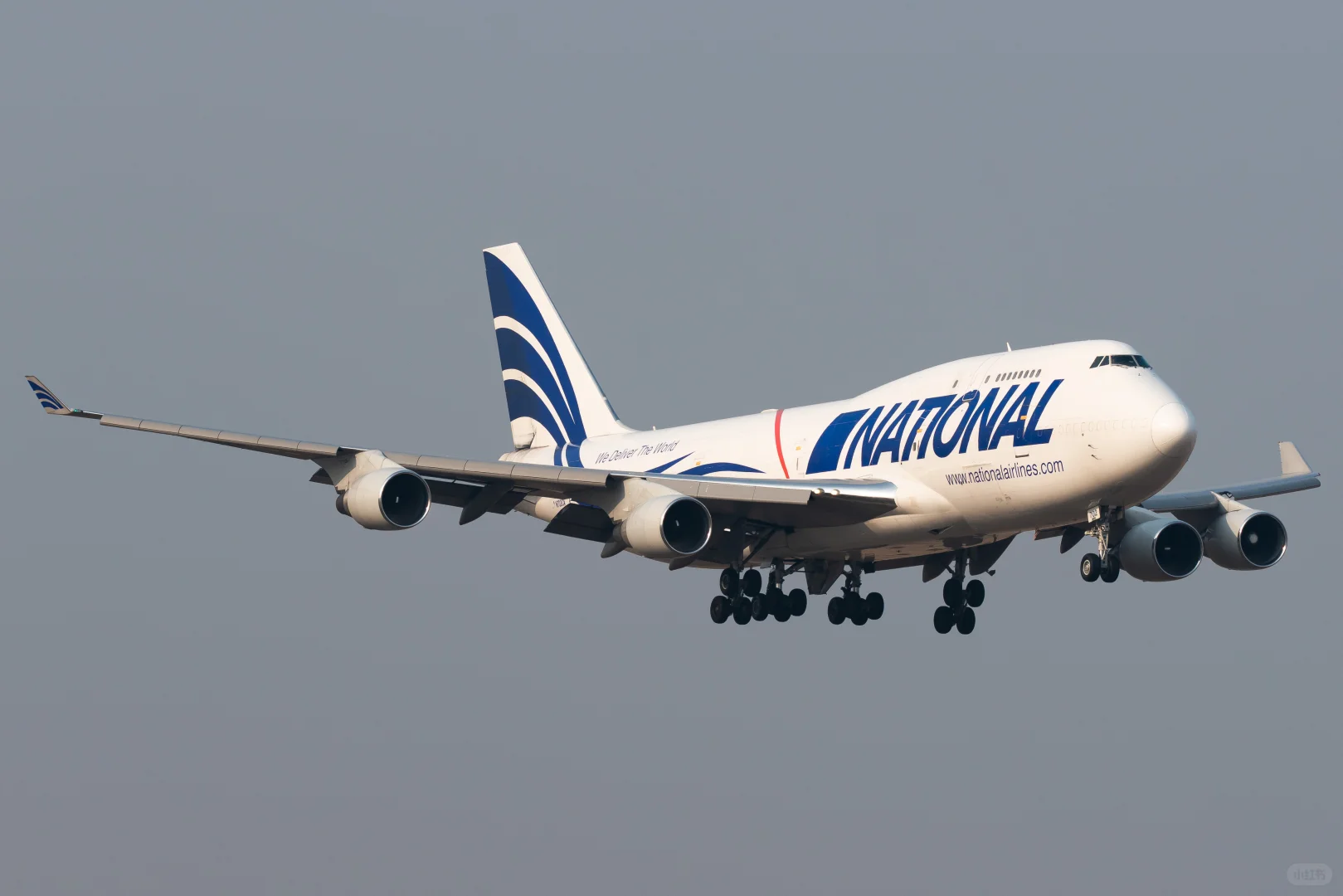 国家货运波音744到访天津