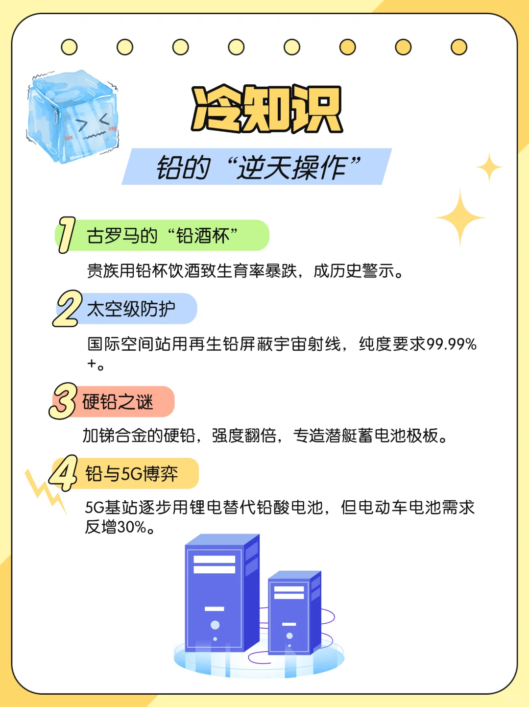 每天认识一个再生资源知识——铅