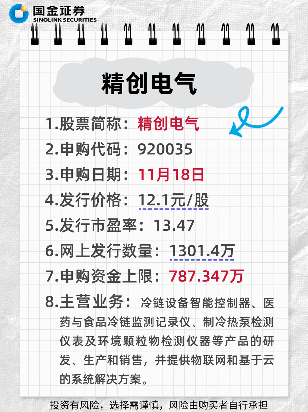 北交所打新——精创电气申购简析