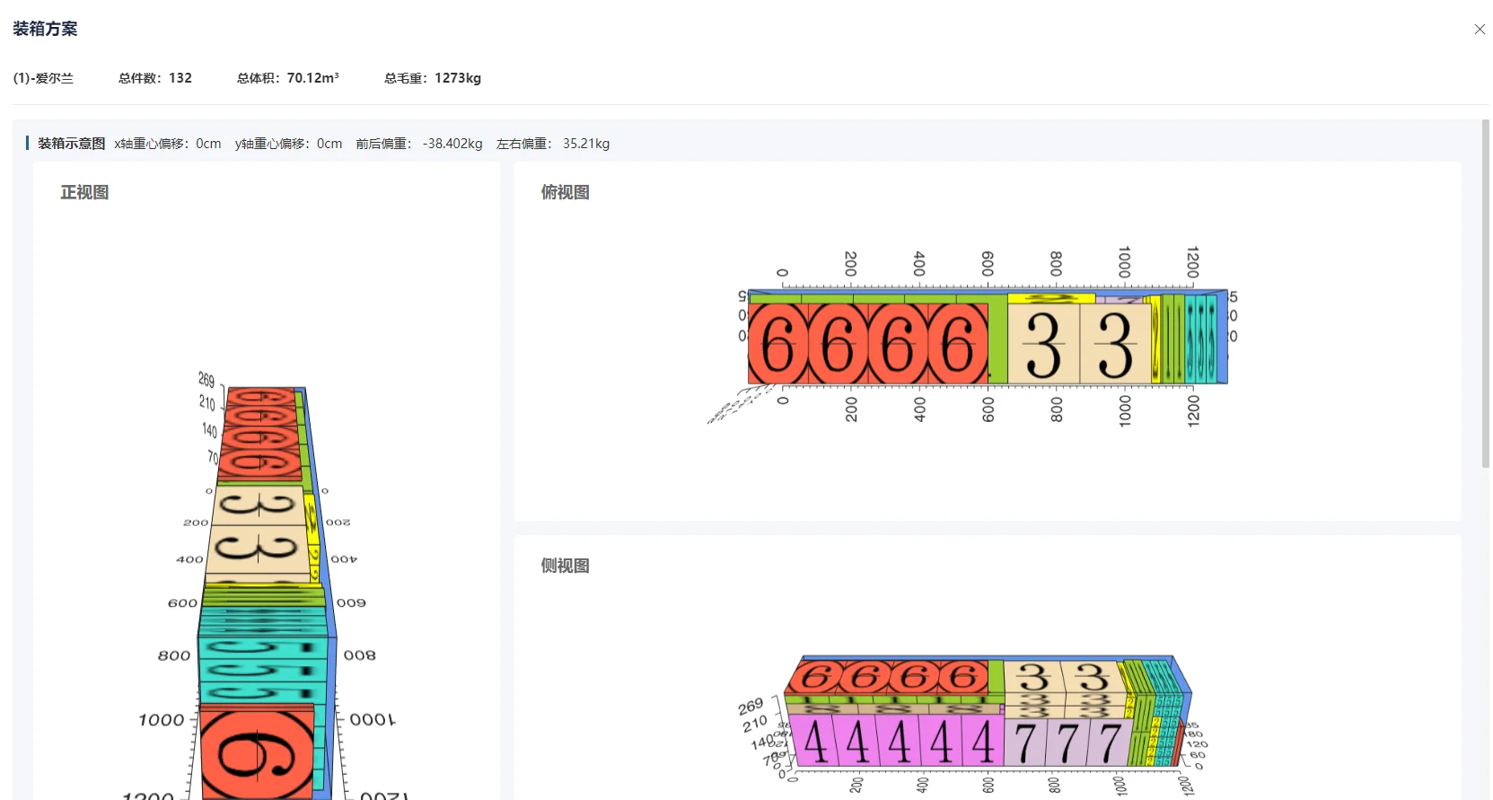 40尺集装箱多少套板式床?装箱软件告诉您