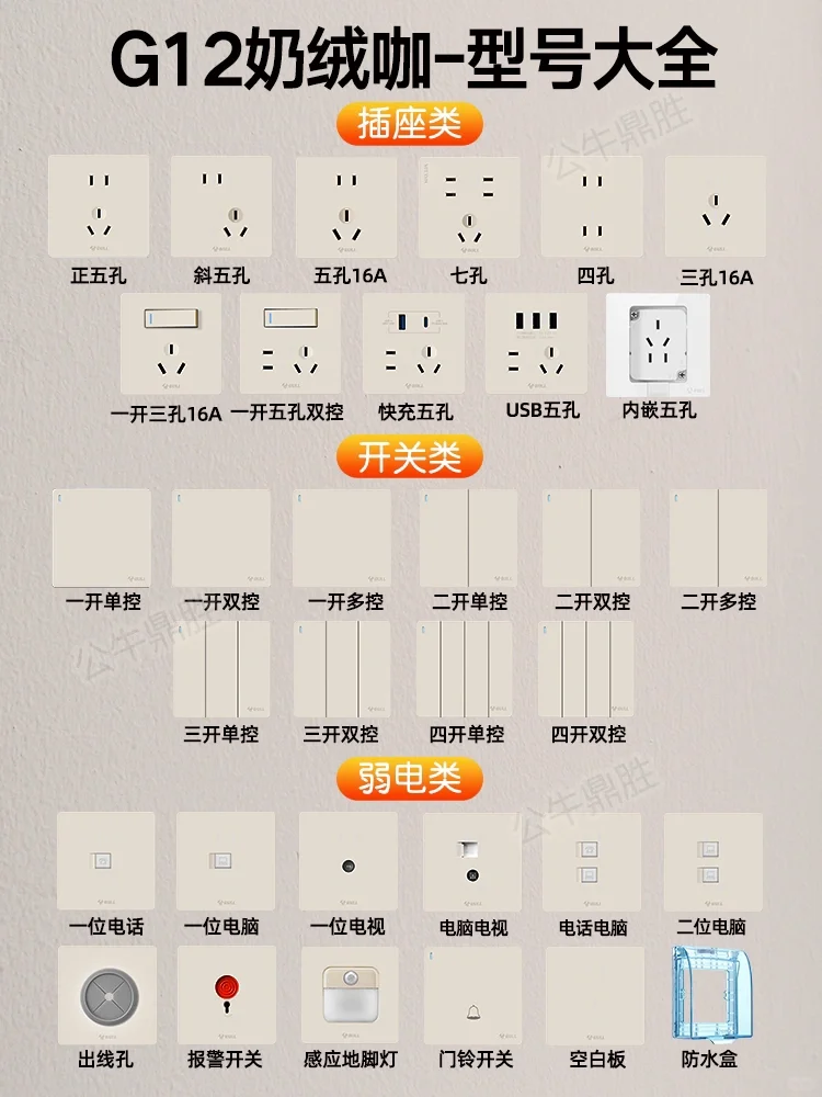 天!太全了!装修选开关插座看这篇就够了!