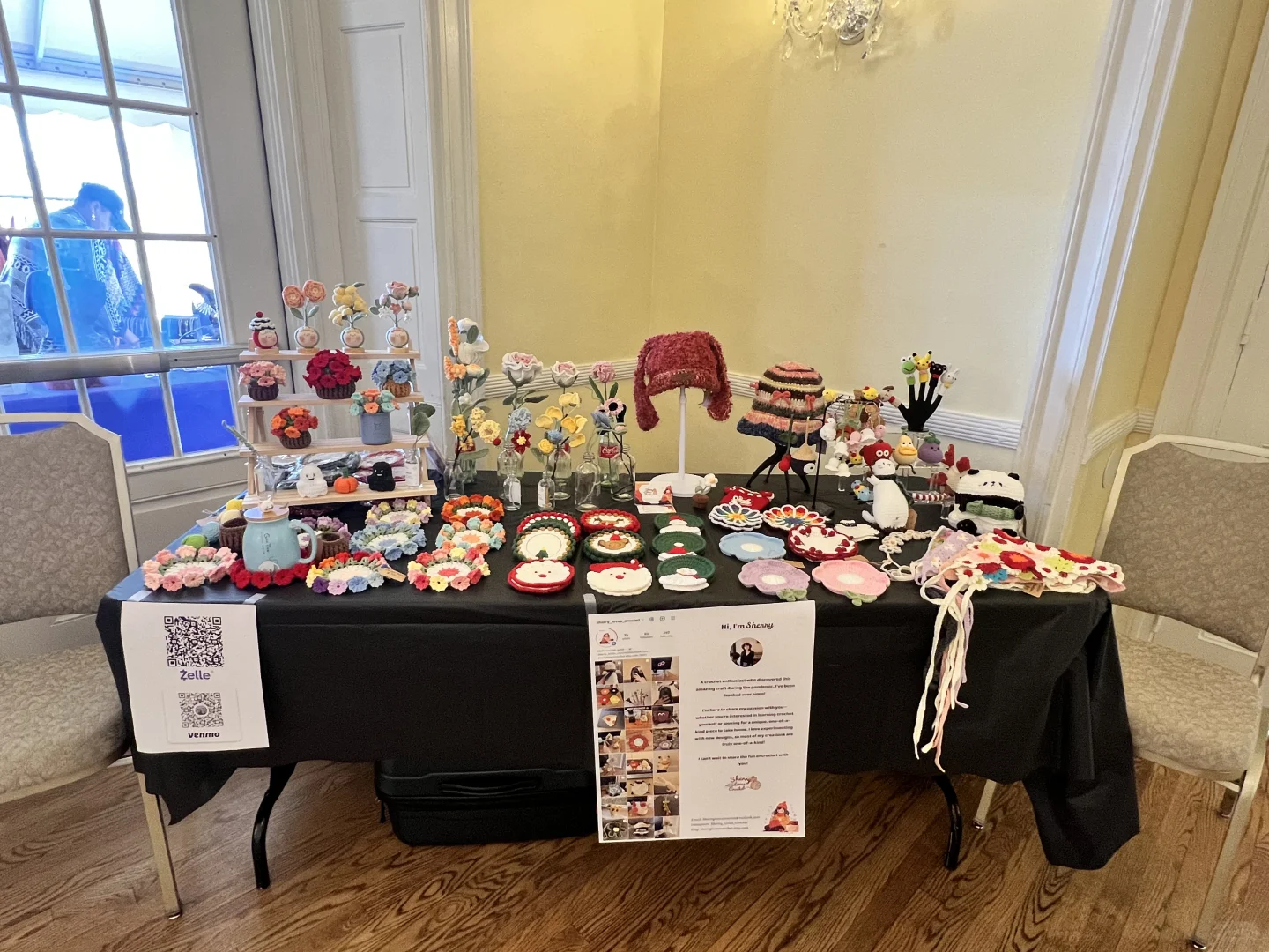 我也算是体验过美国手工展摆摊的人了！