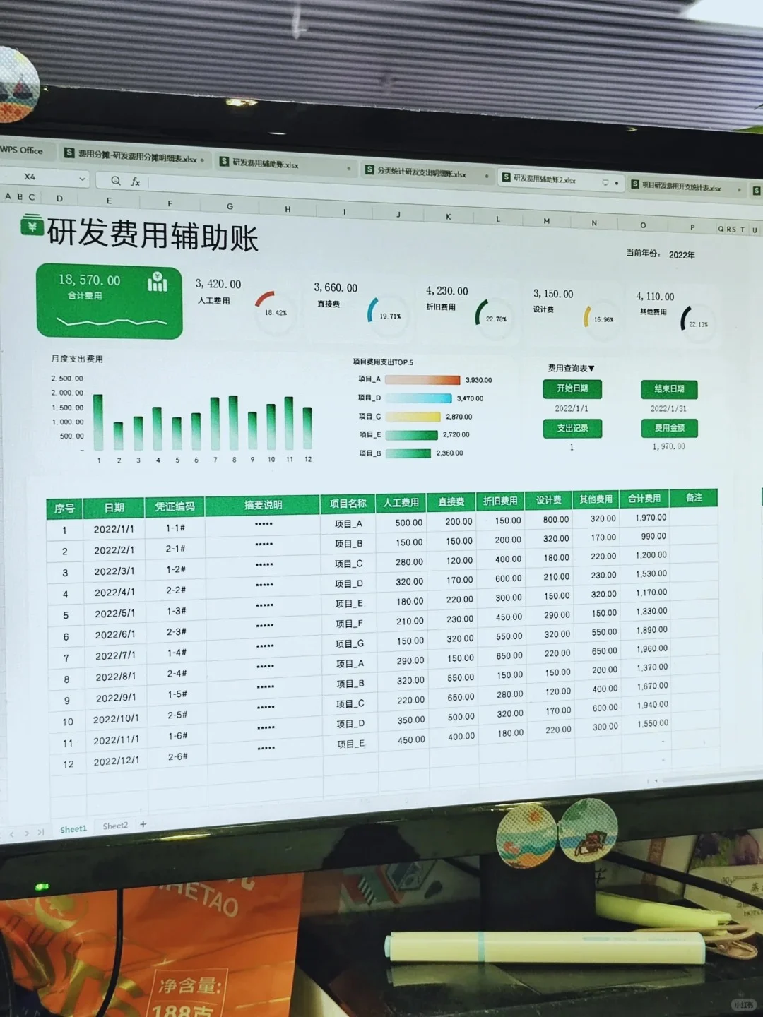高新技术会计分录