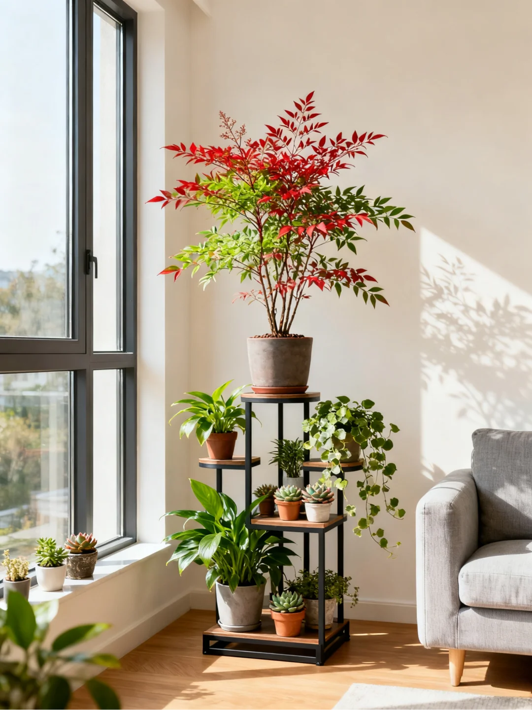 救命！这盆南天竹把“秋日浪漫”搬进家了✨