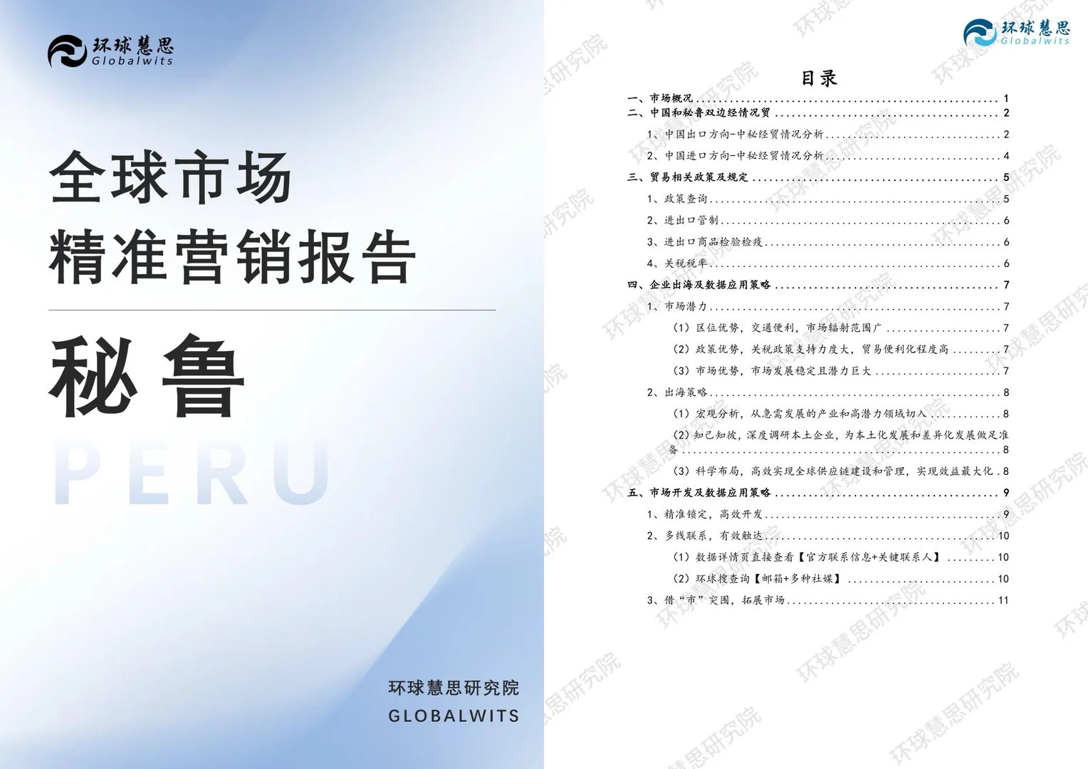 【秘鲁】市场精准营销报告出来了❗️