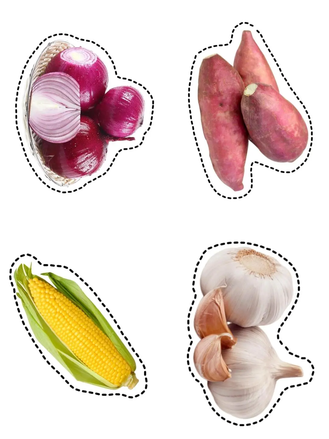家人们谁懂！这些可打印蔬菜图片，简直是手工