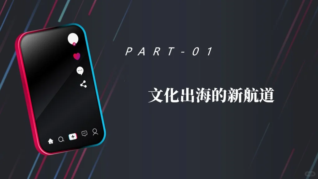 TIKTOK助力中国文化国际传播PPT模板