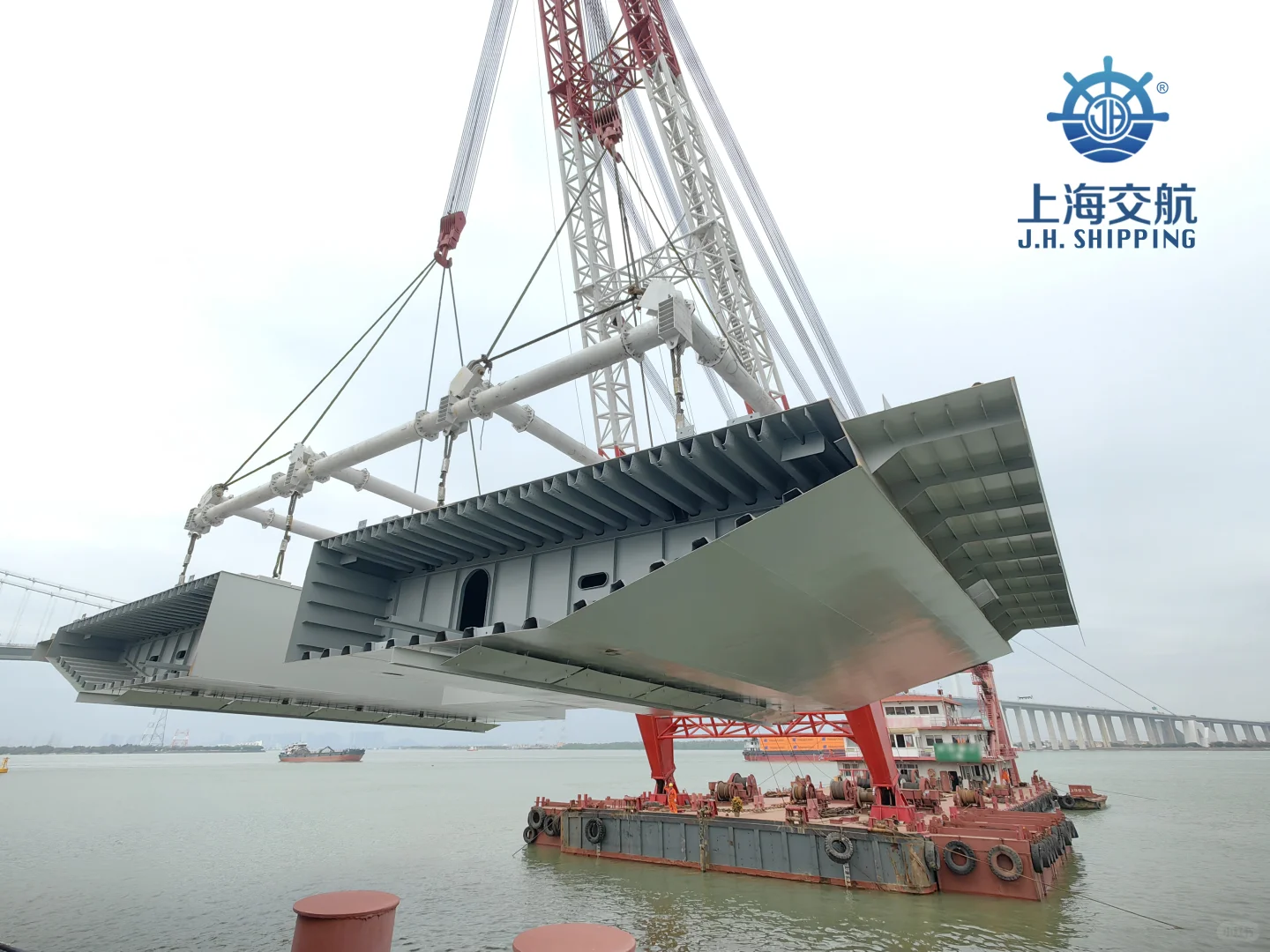 长江钢箱梁船运｜内河钢结构箱梁运输