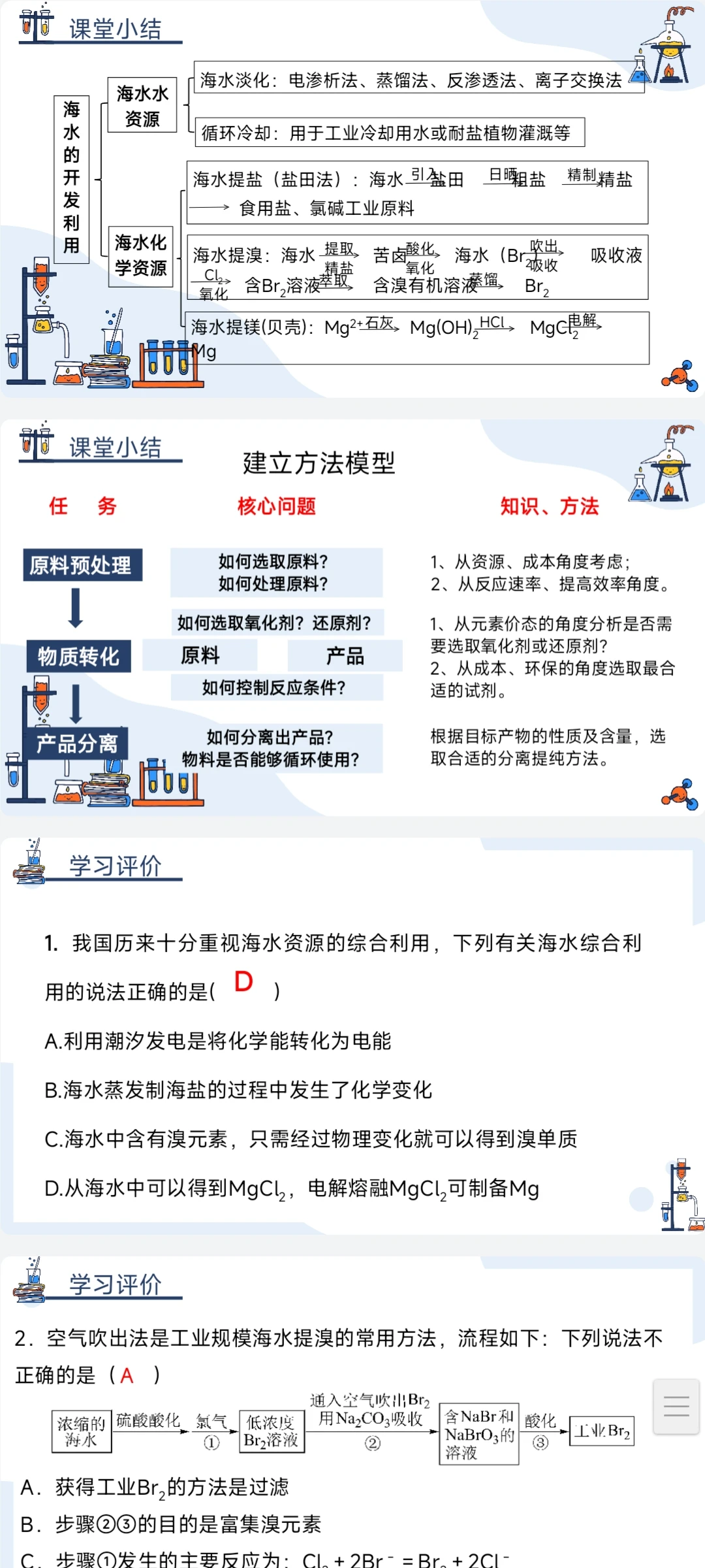 高中化学｜《海水资源的开发利用》备课