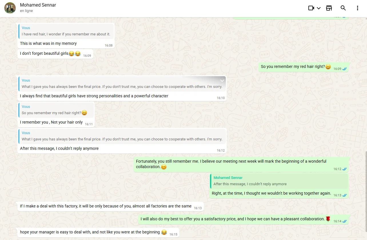 做了两年外贸终于换来了一句