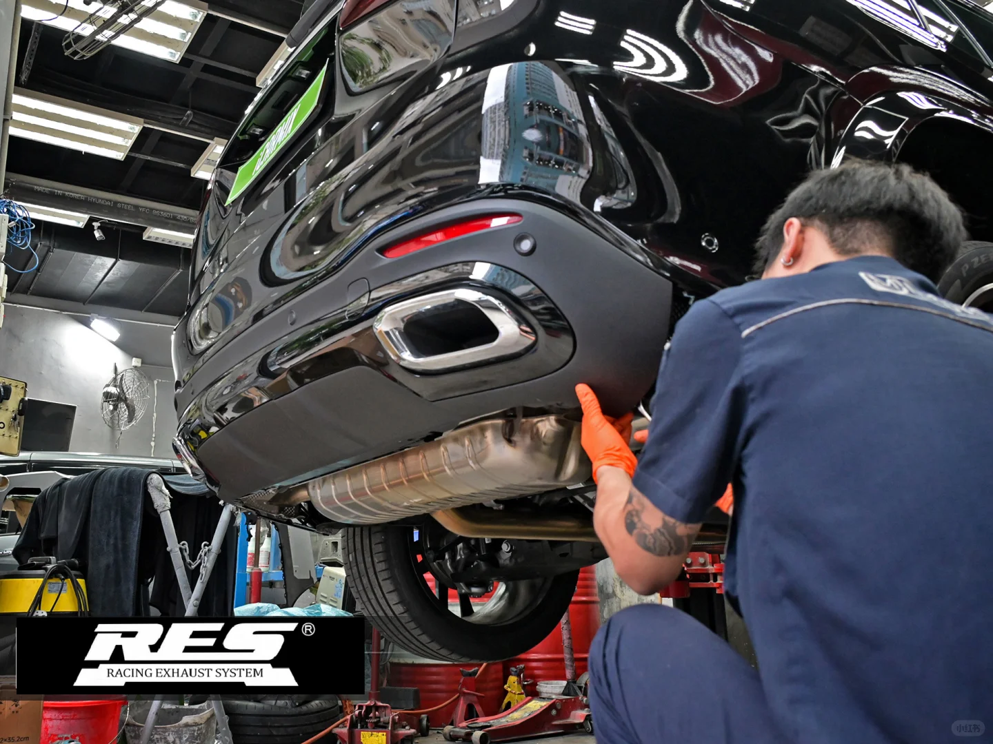 奔驰GLS450 W167 & RES智能阀门排气！