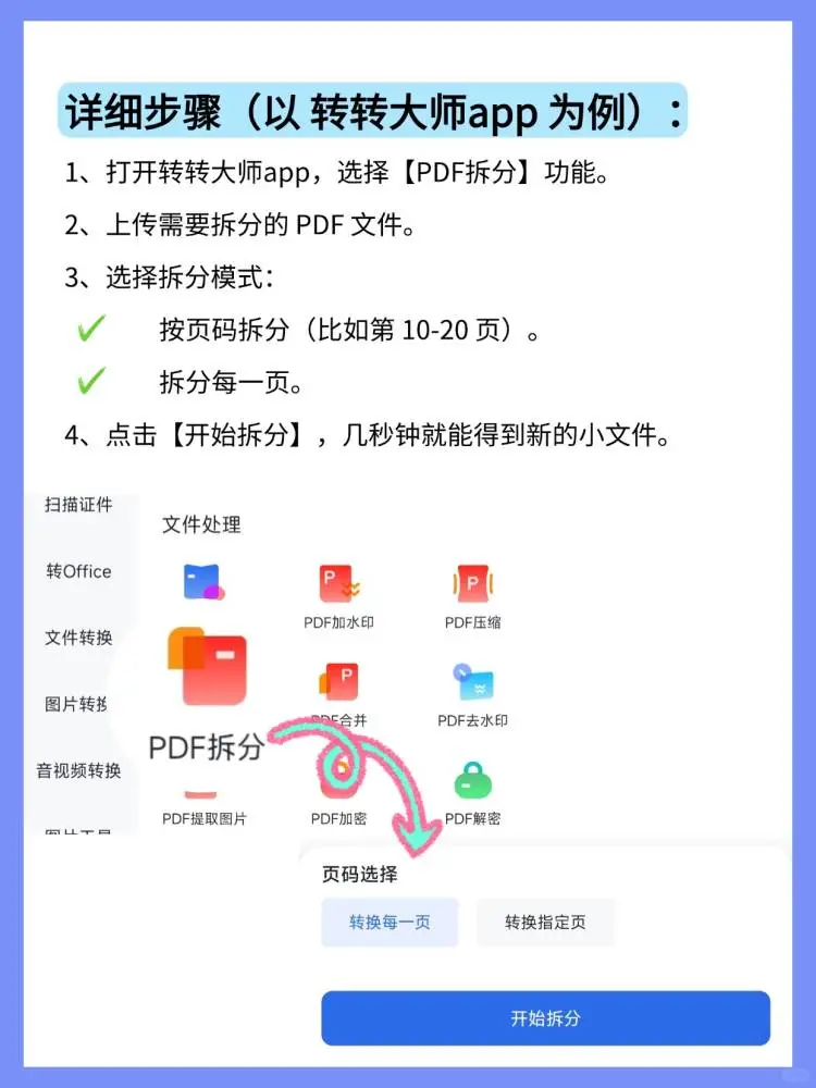 pdf拆分，这几个方法值得一试！