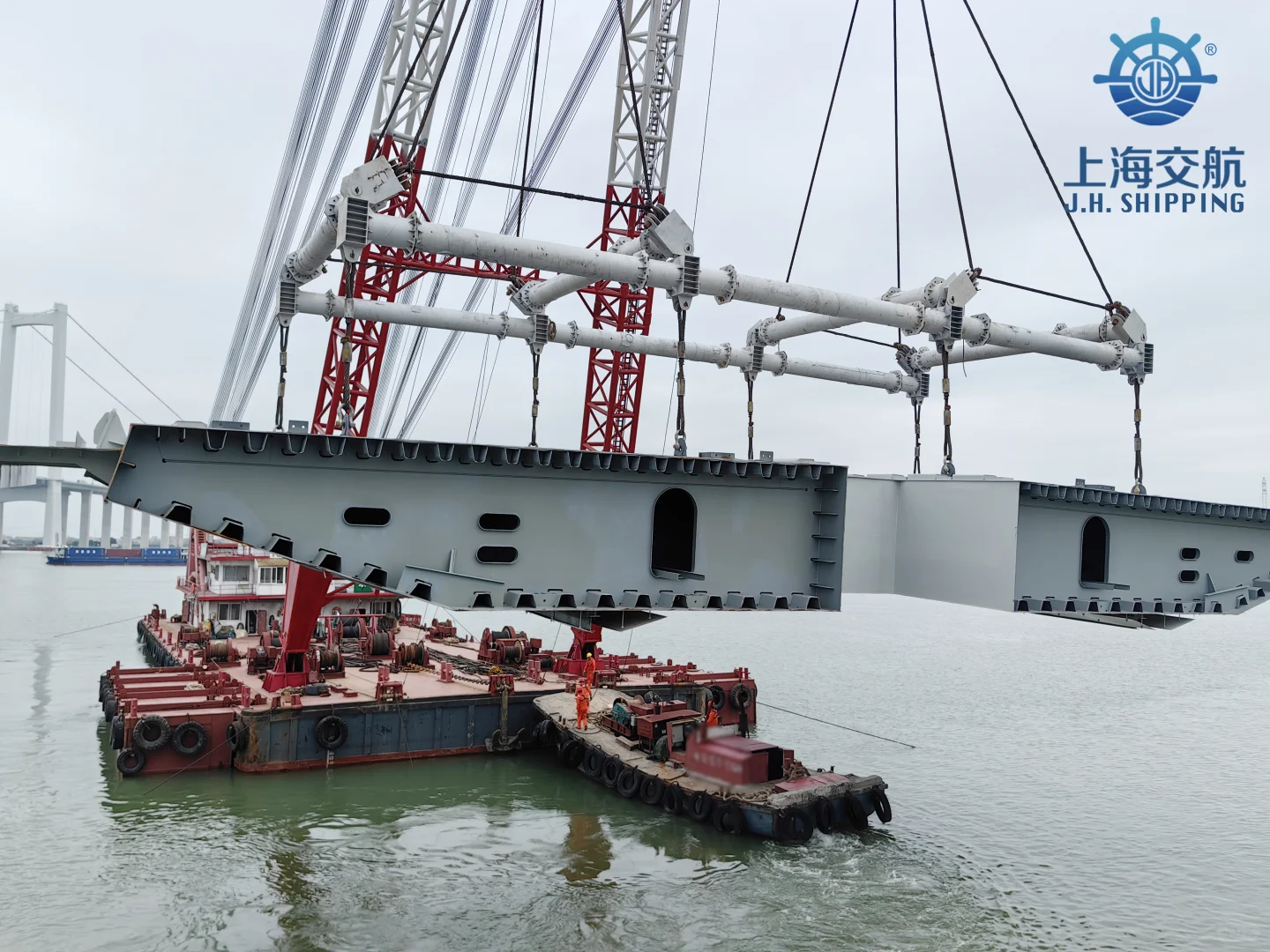 长江钢箱梁船运｜内河钢结构箱梁运输