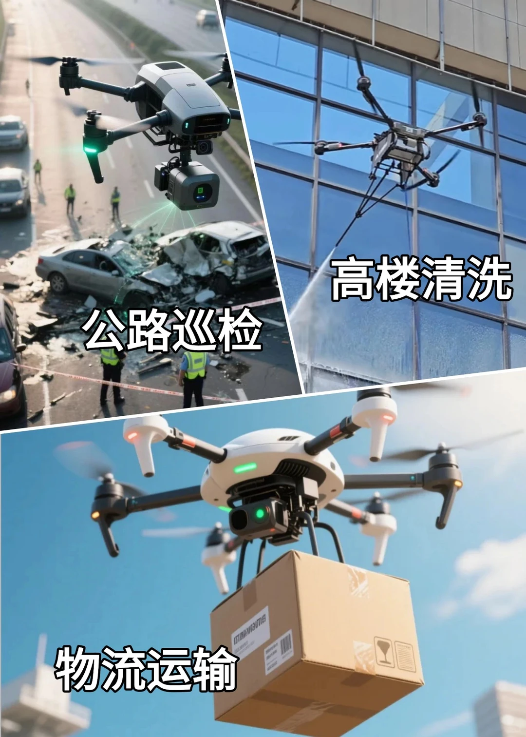 无人机几大就业领域，别说你只知道航拍！