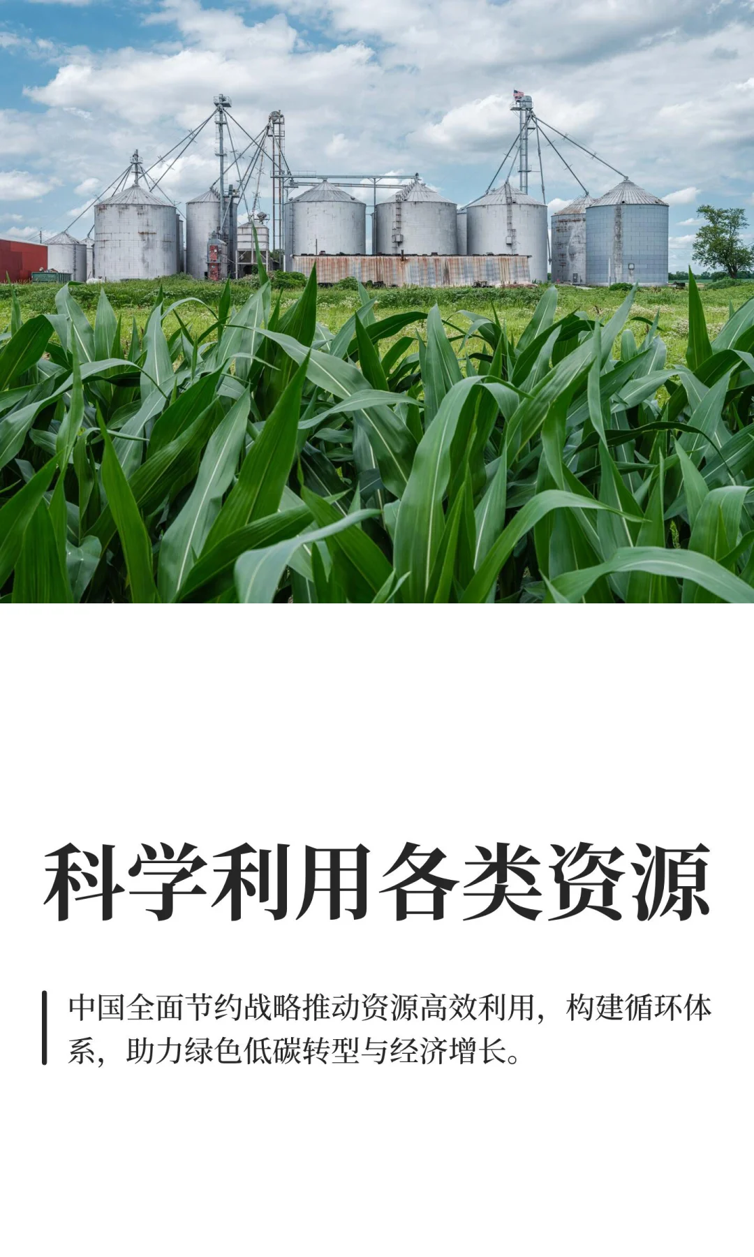 科学利用各类资源